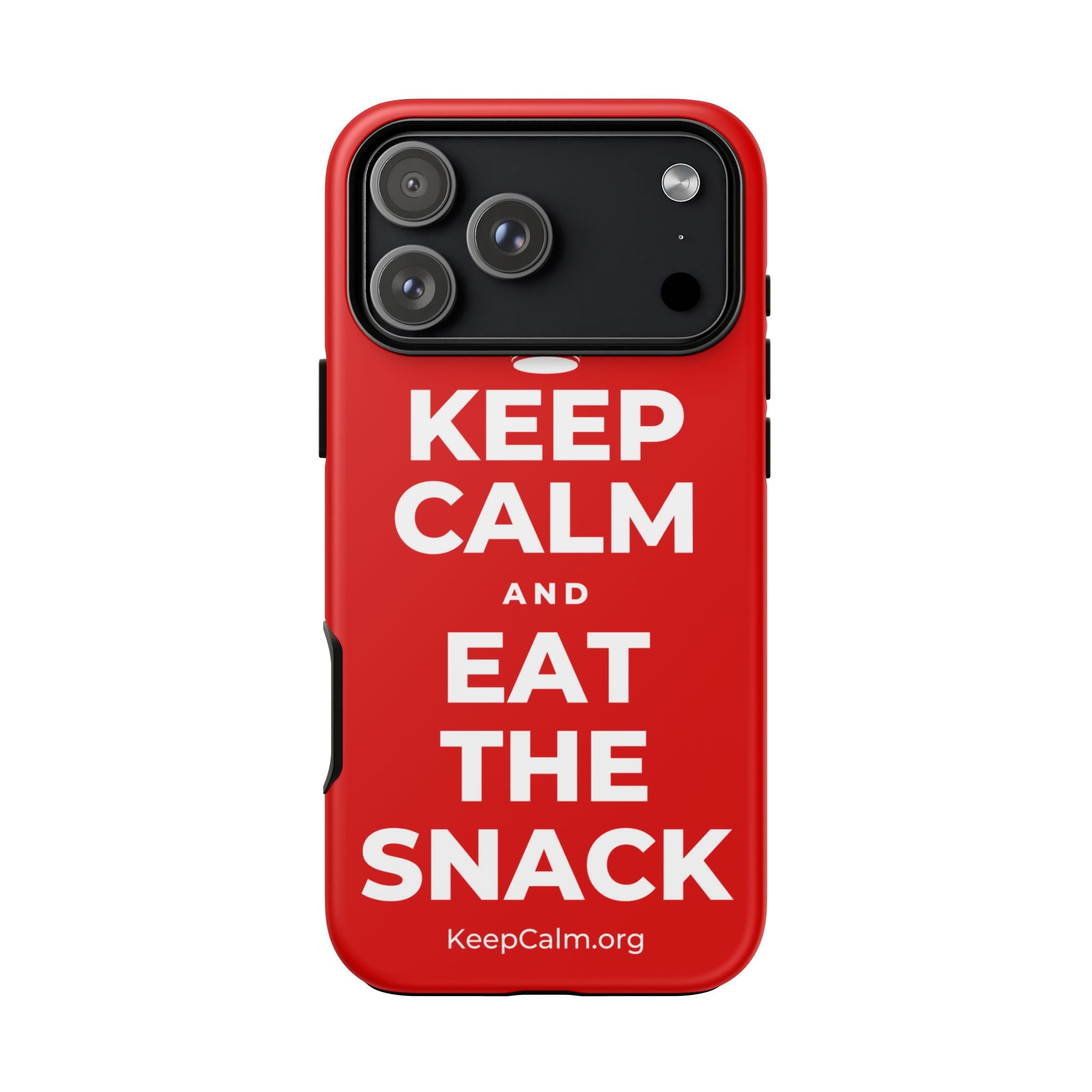 KEEP CALM AND EAT THE SNACK Phone Case