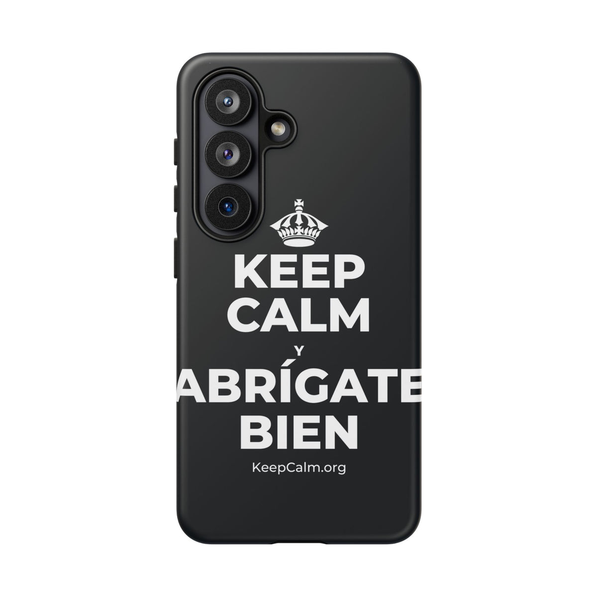 KEEP CALM Y ABRÍGATE BIEN Phone Case (Dark)