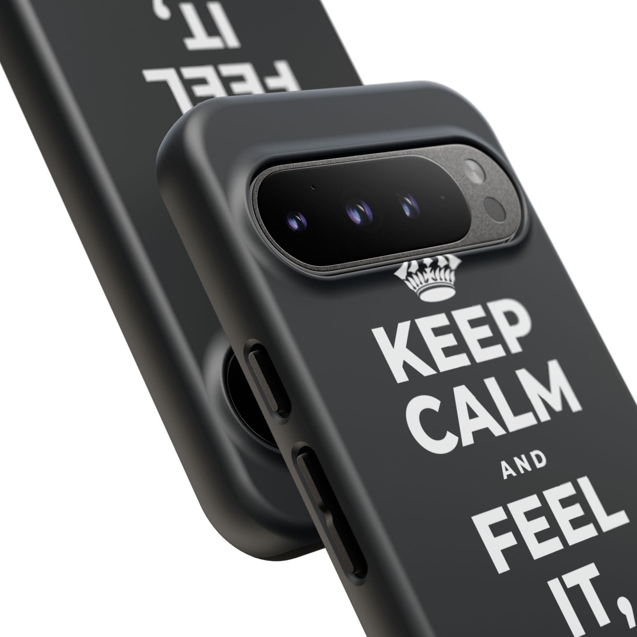KEEP CALM AND FEEL IT, NOT FEED IT Phone Case (Dark)