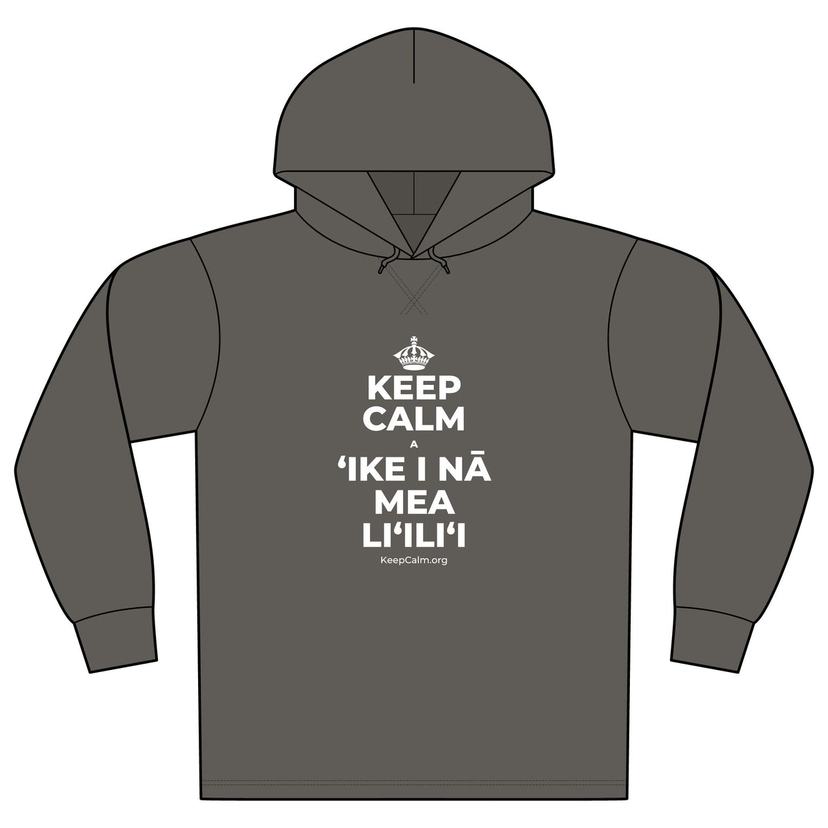 KEEP CALM A ʻIKE I NĀ MEA LIʻILIʻI Organic Hoodie Tee