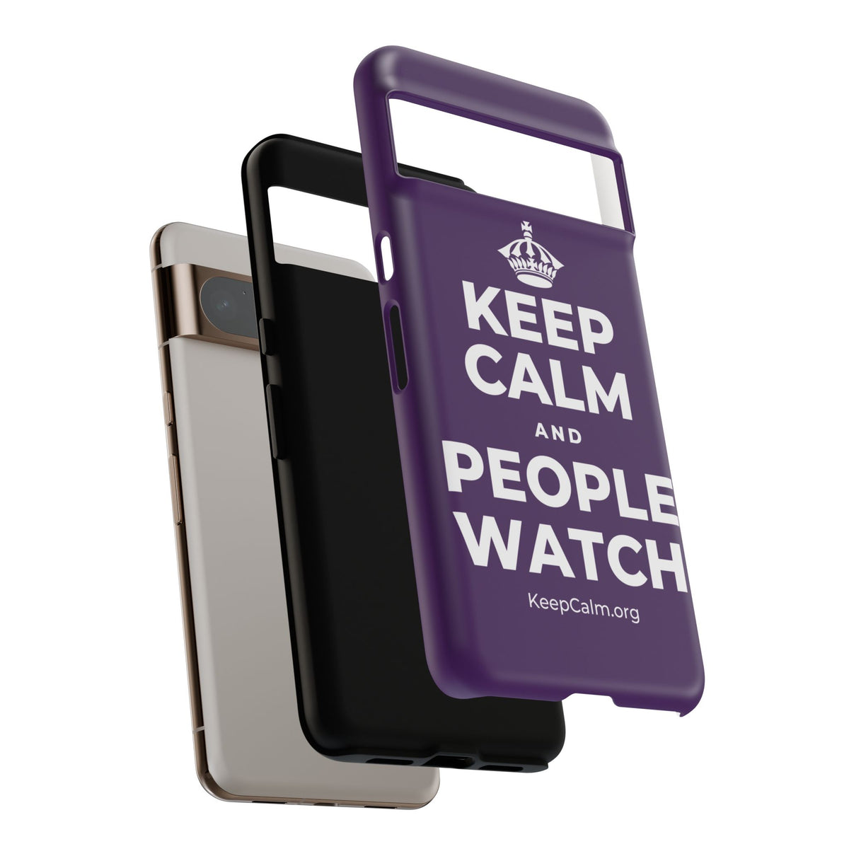 KEEP CALM AND PEOPLE WATCH Phone Case