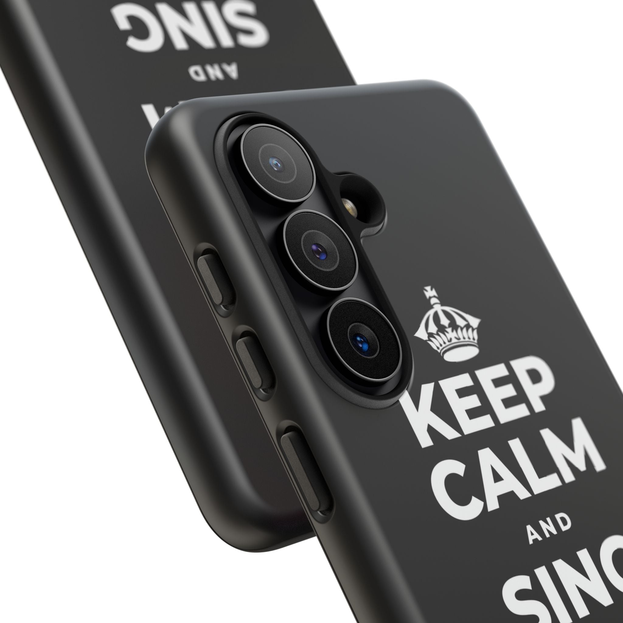 KEEP CALM AND SING WHILE YOU COOK Phone Case