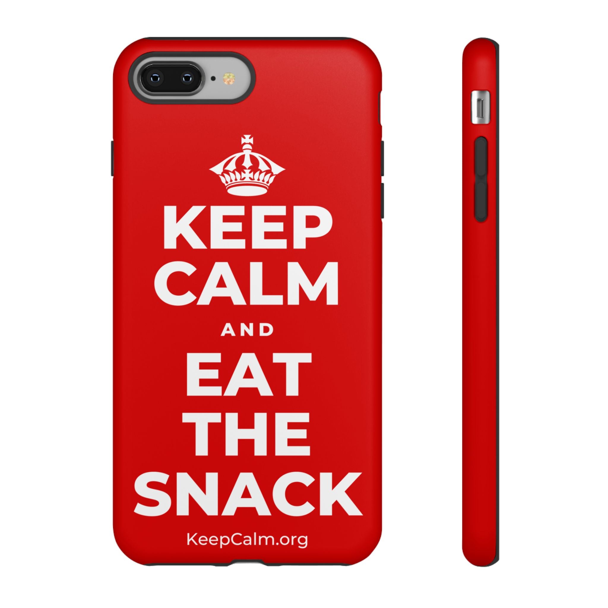 KEEP CALM AND EAT THE SNACK Phone Case