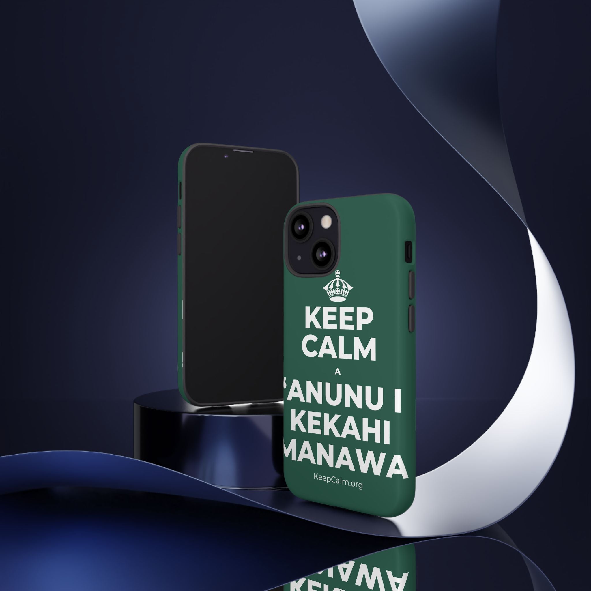 KEEP CALM A ʻANUNU I KEKAHI MANAWA Phone Case