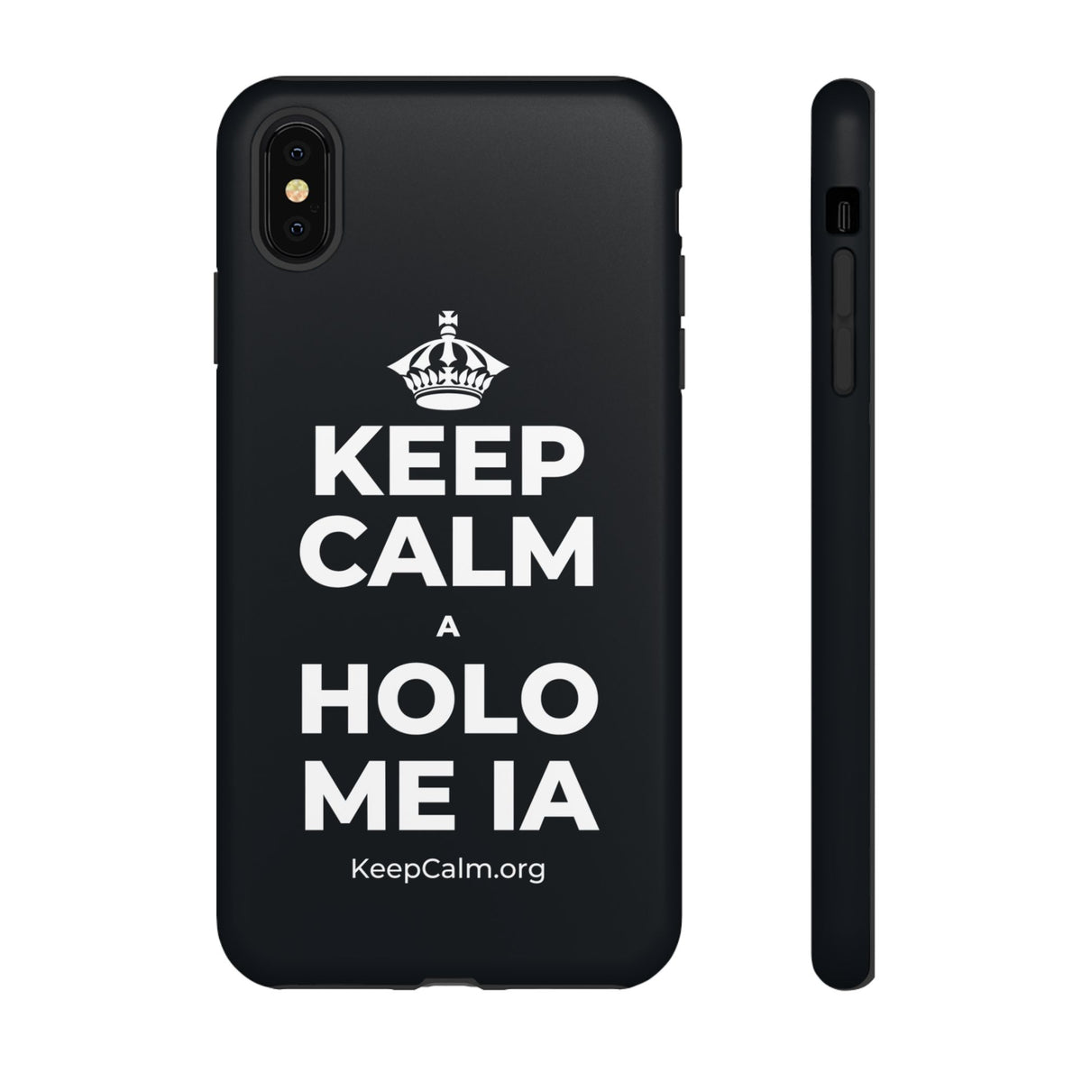 KEEP CALM A HOLO ME IA Phone Case (Dark)
