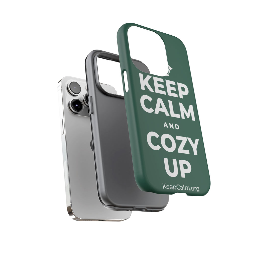 KEEP CALM AND COZY UP Phone Case