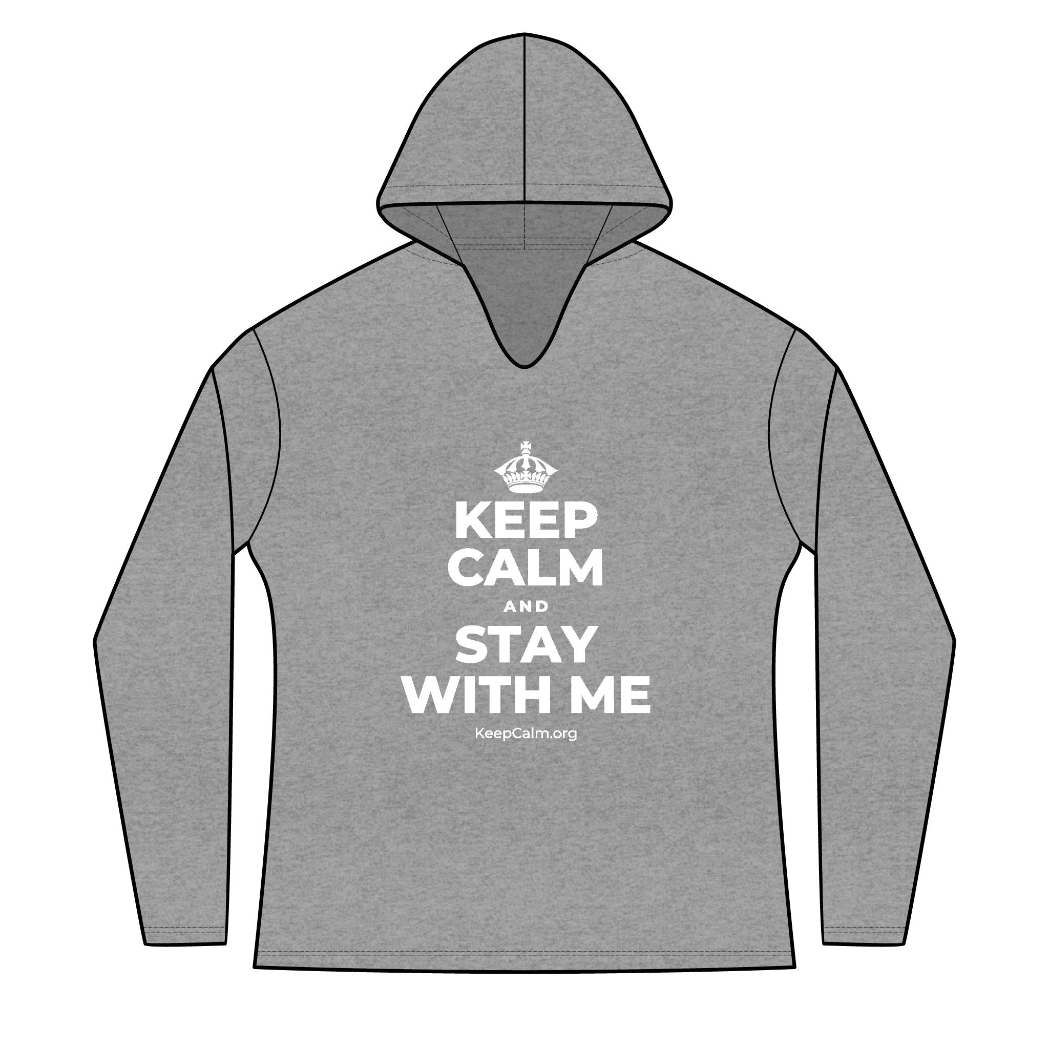 KEEP CALM AND STAY WITH ME Women's Long Sleeve Hoodie