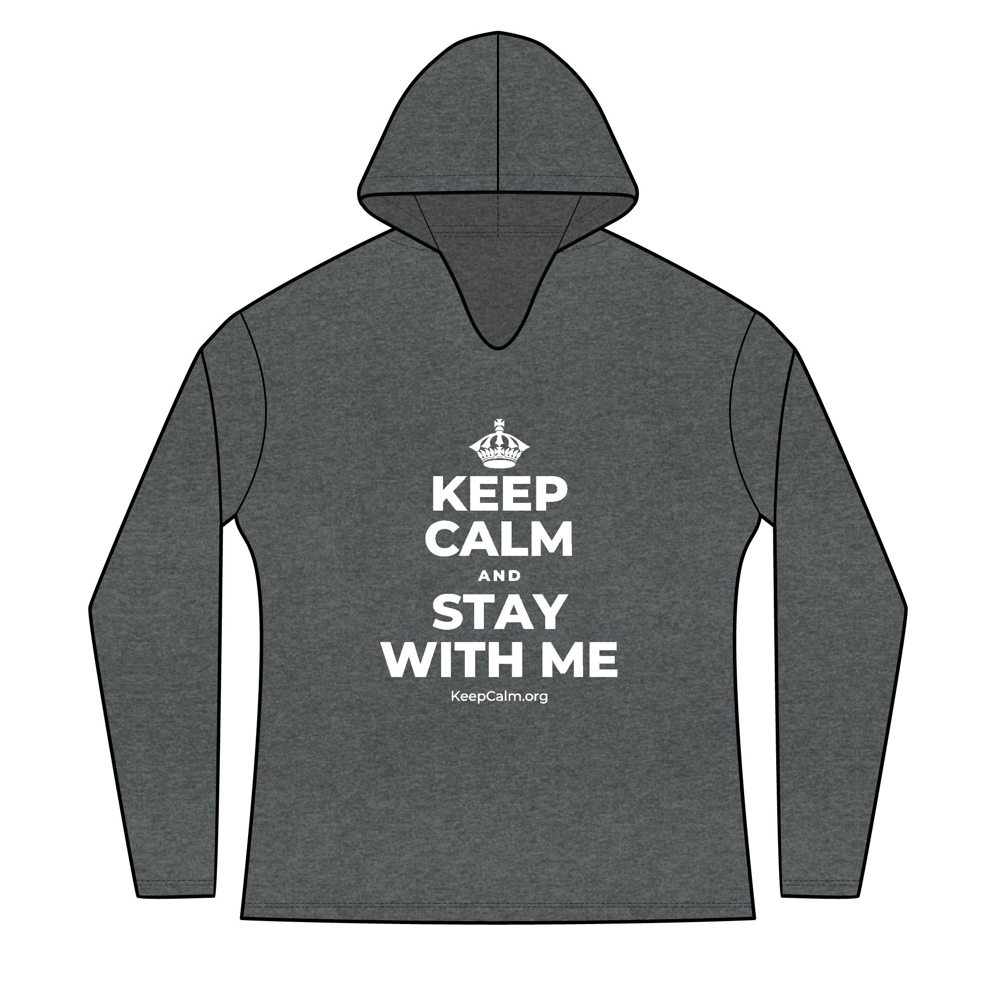 KEEP CALM AND STAY WITH ME Women's Long Sleeve Hoodie