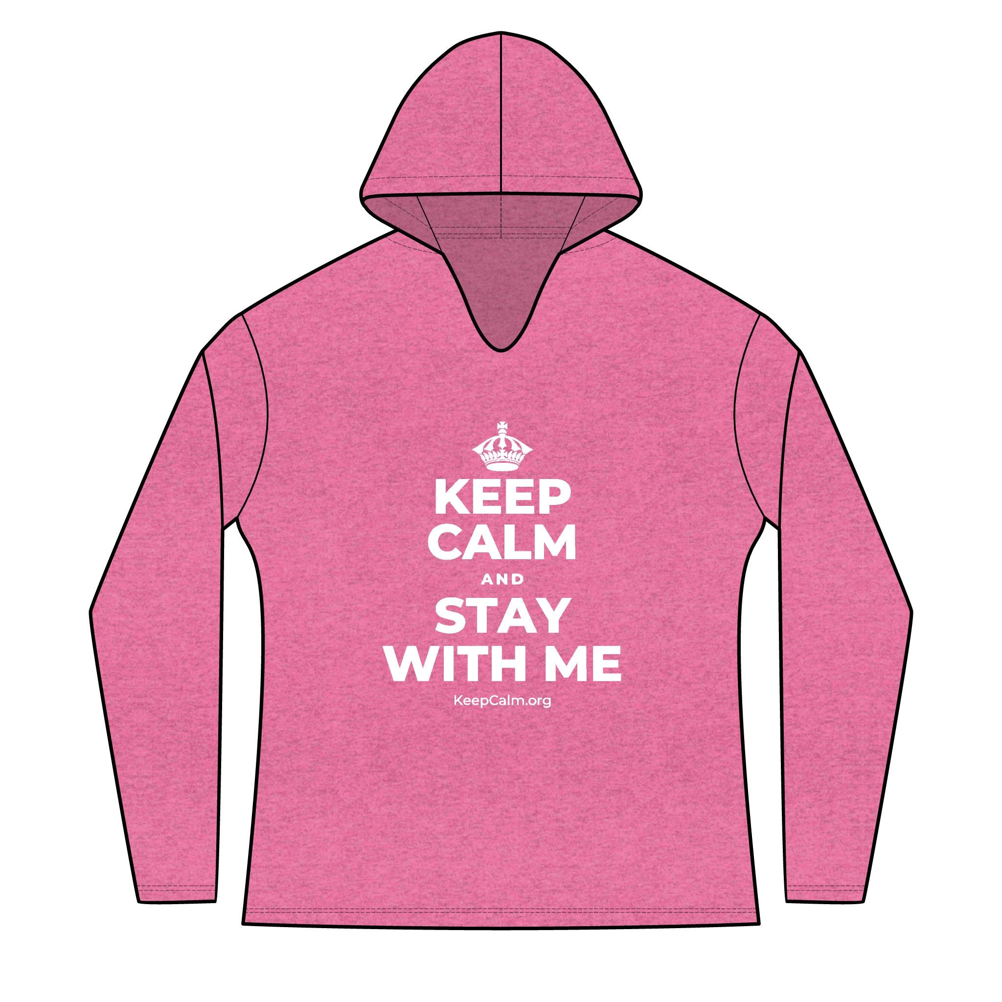 KEEP CALM AND STAY WITH ME Women's Long Sleeve Hoodie