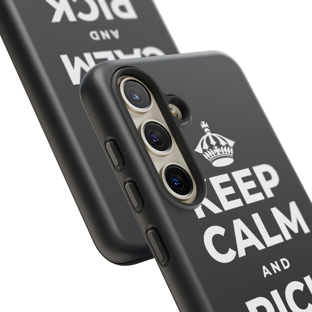 KEEP CALM AND PICK YOUR BATTLE Phone Case (Dark)