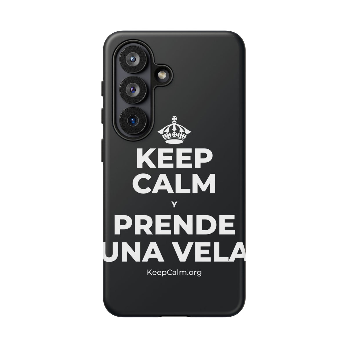 KEEP CALM Y PRENDE UNA VELA Phone Case (Dark)