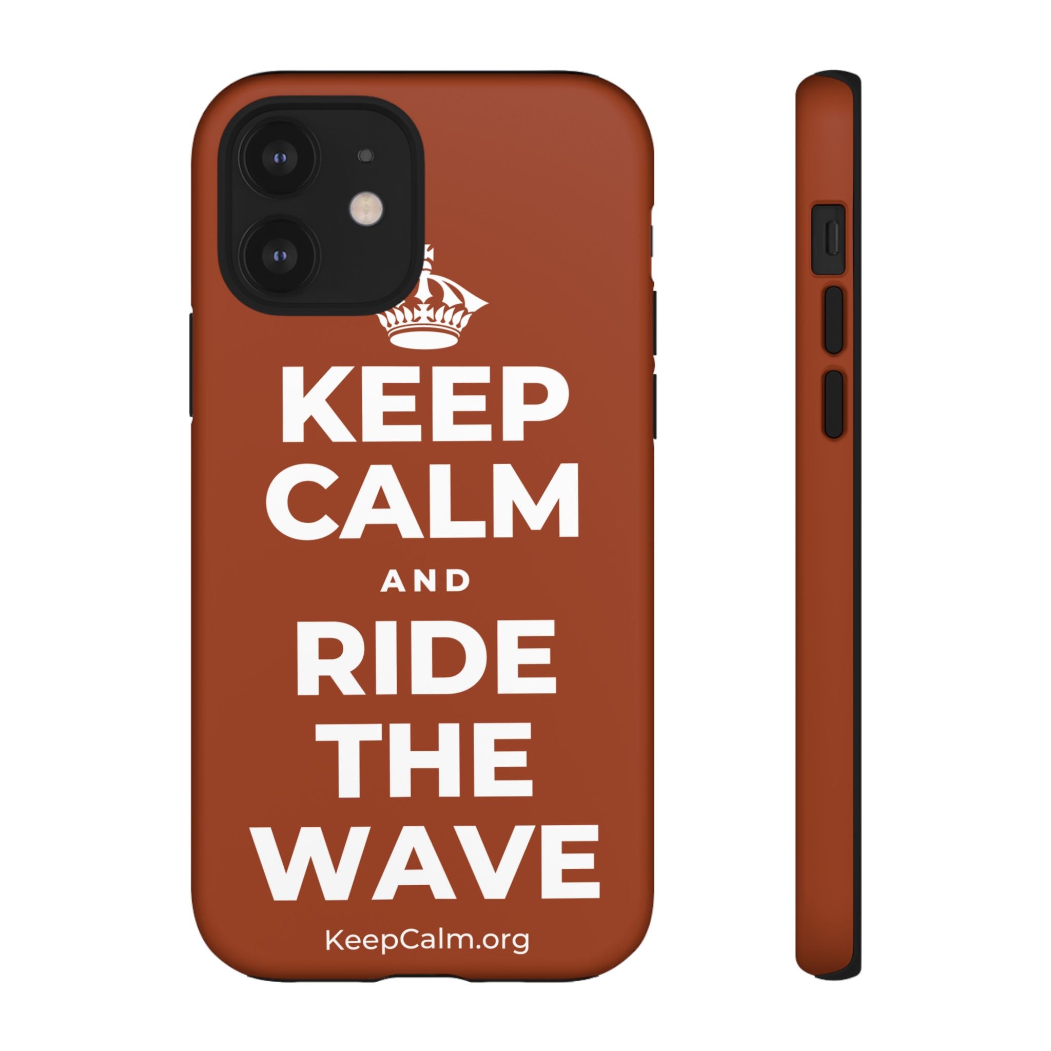 KEEP CALM AND RIDE THE WAVE Phone Case