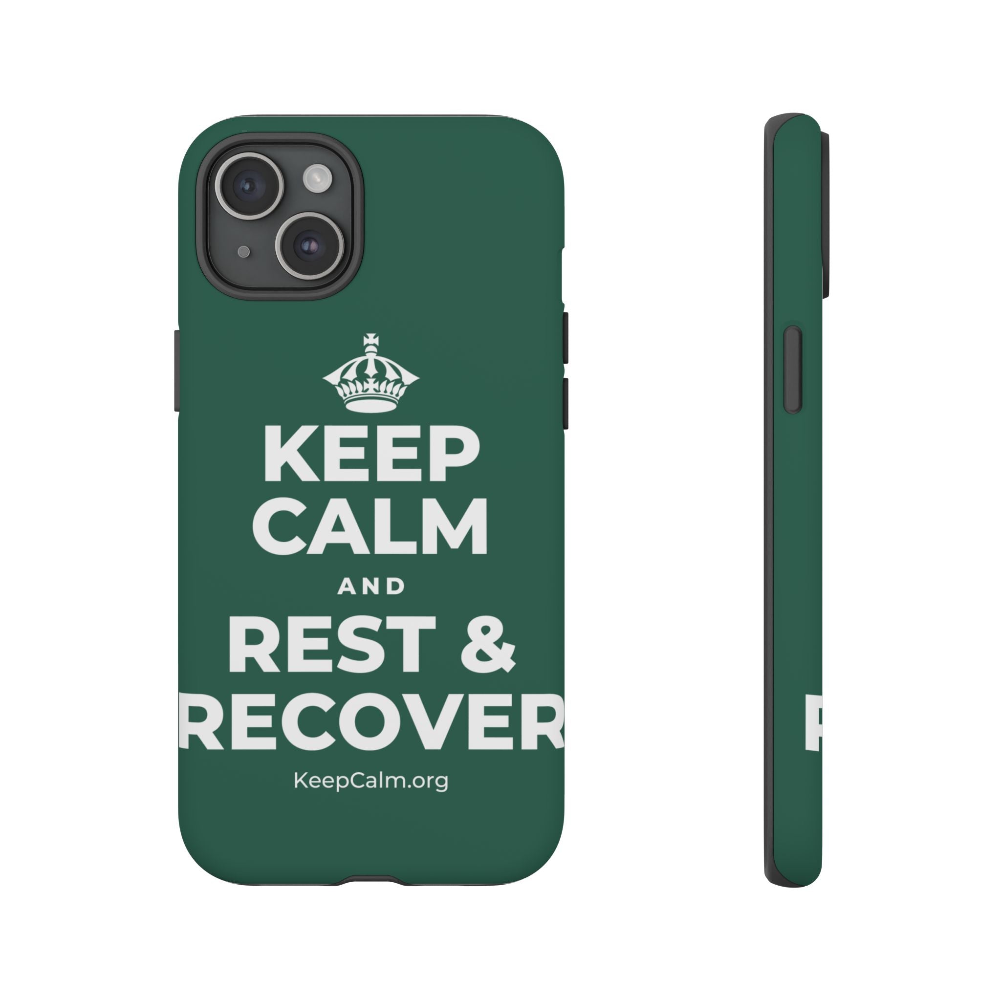 KEEP CALM AND REST & RECOVER Phone Case