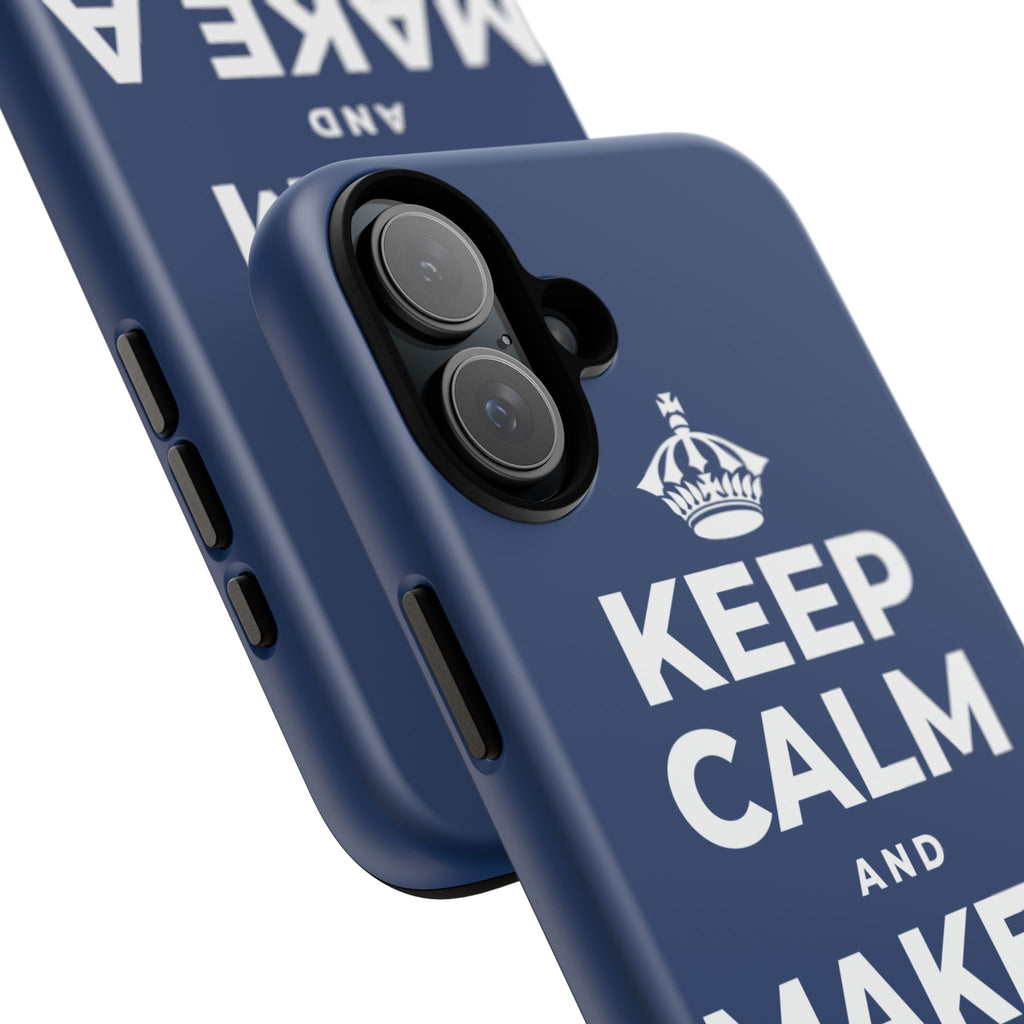 KEEP CALM AND MAKE A WARM MEMORY Phone Case