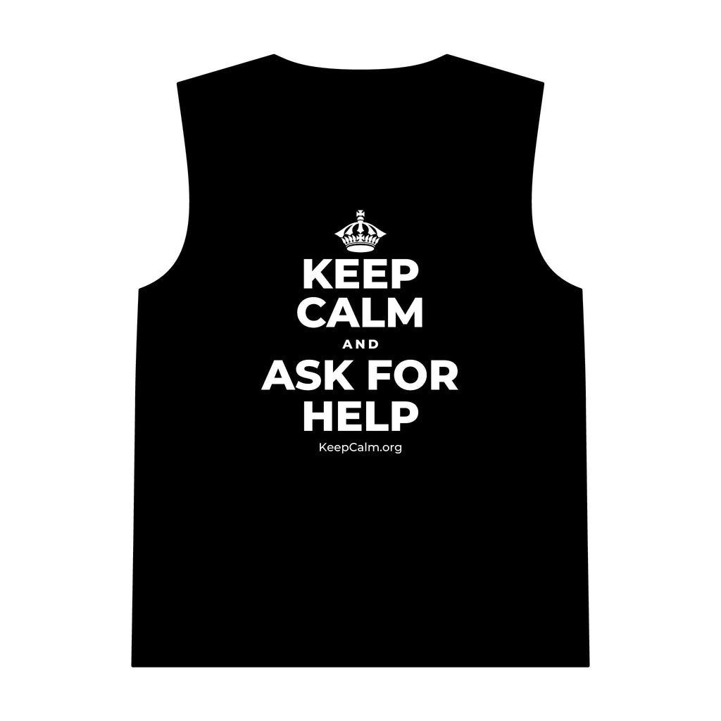 KEEP CALM AND ASK FOR HELP Tank Top