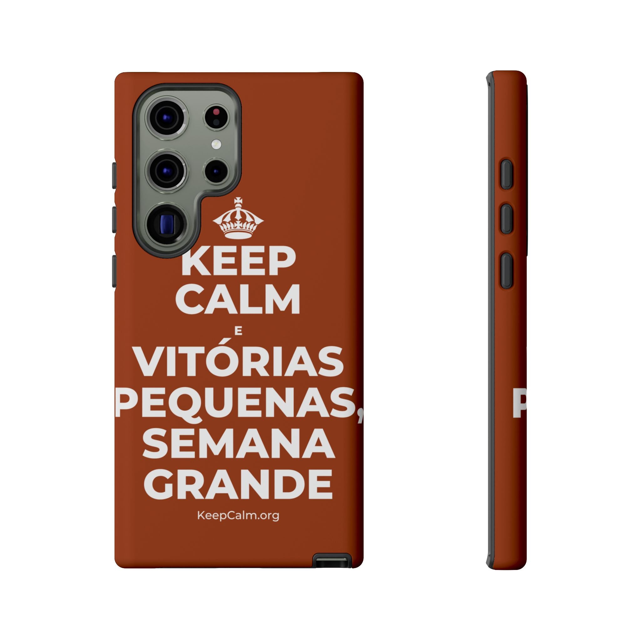 KEEP CALM E VITÓRIAS PEQUENAS, SEMANA GRANDE Phone Case