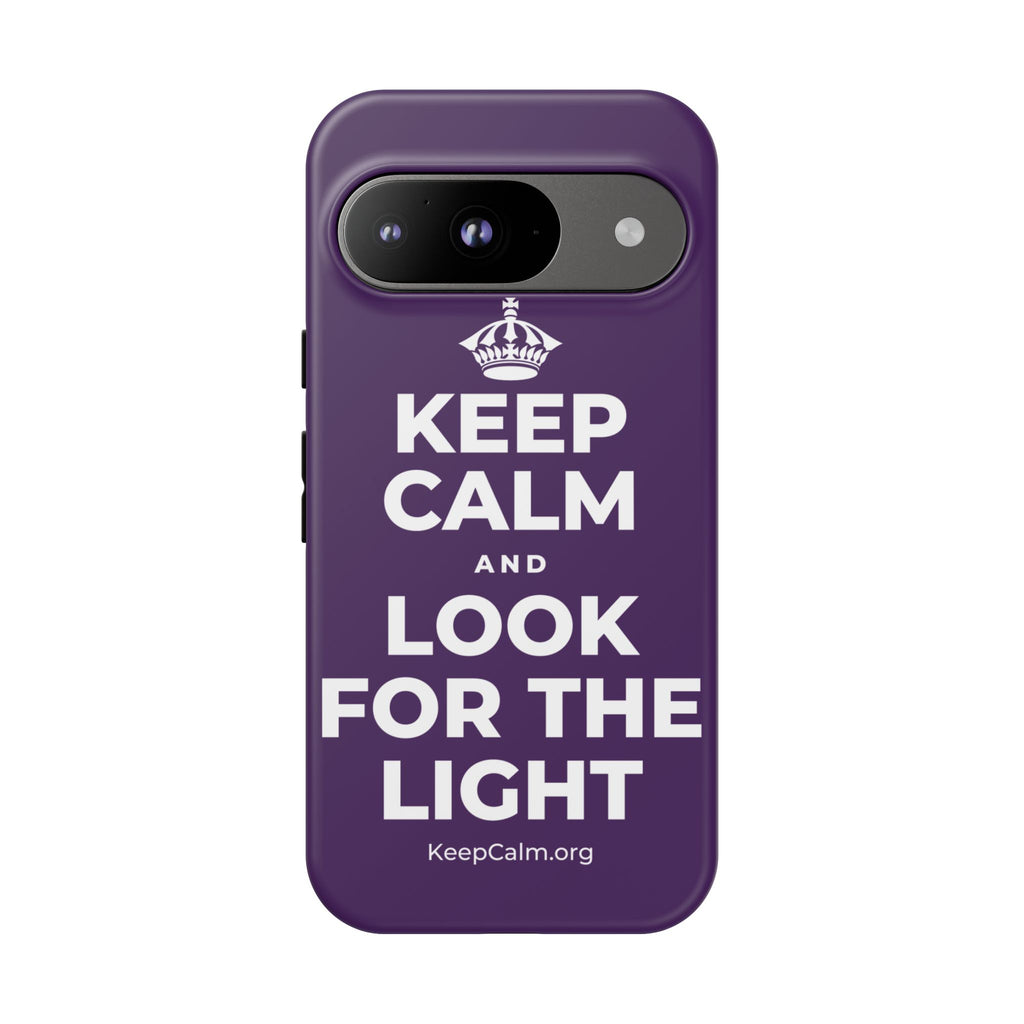 KEEP CALM AND LOOK FOR THE LIGHT Phone Case