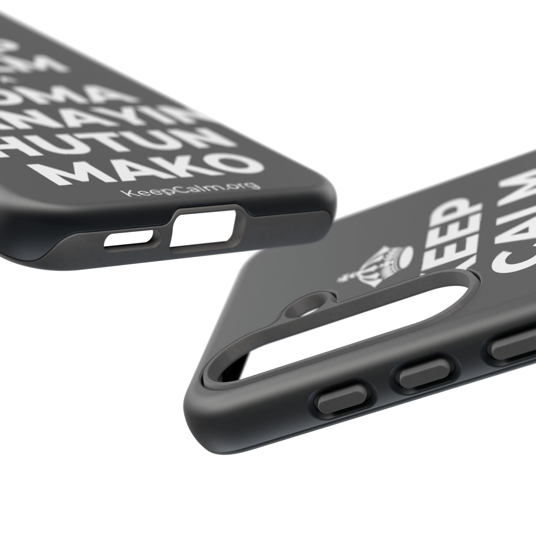 KEEP CALM DA KOMA YANAYIN HUTUN MAKO Phone Case (Dark)