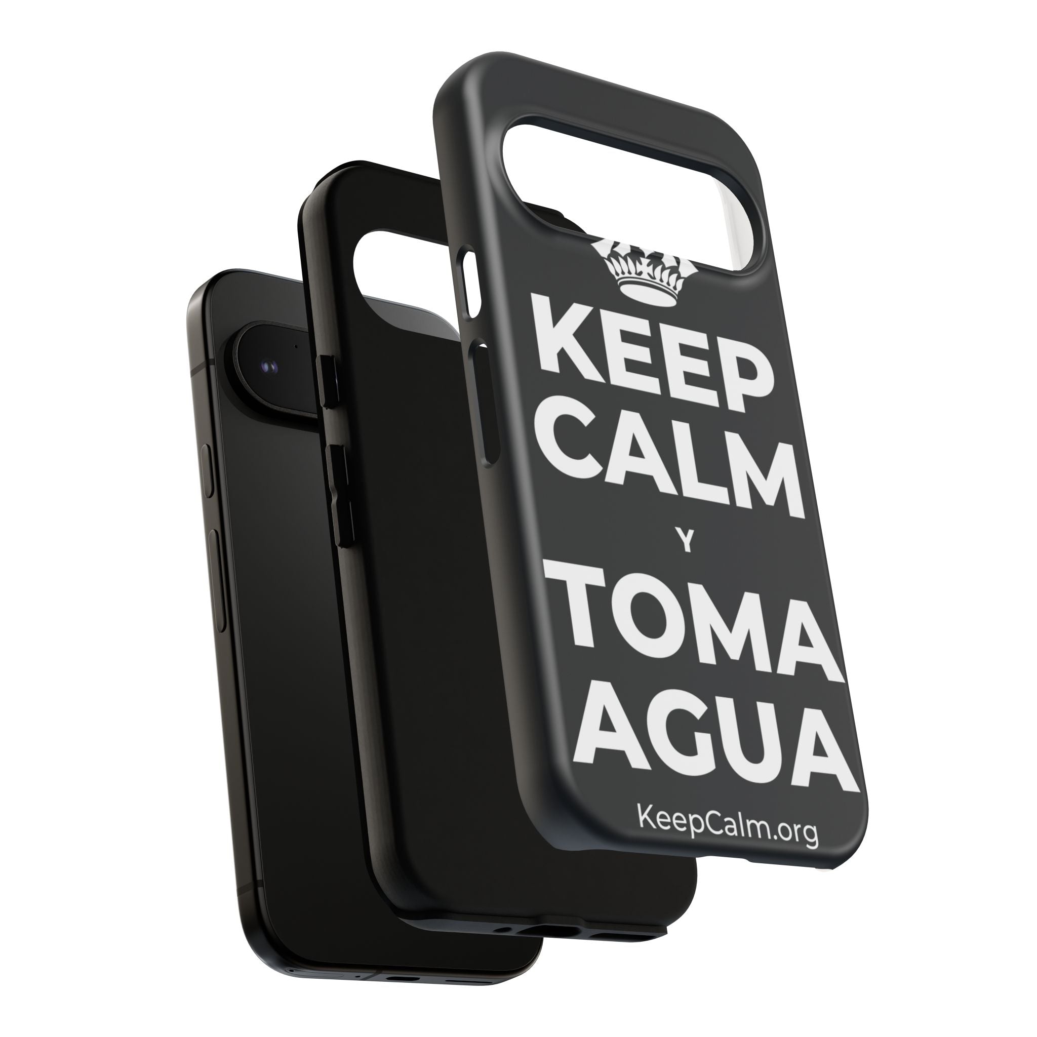 KEEP CALM Y TOMA AGUA Phone Case (Dark)