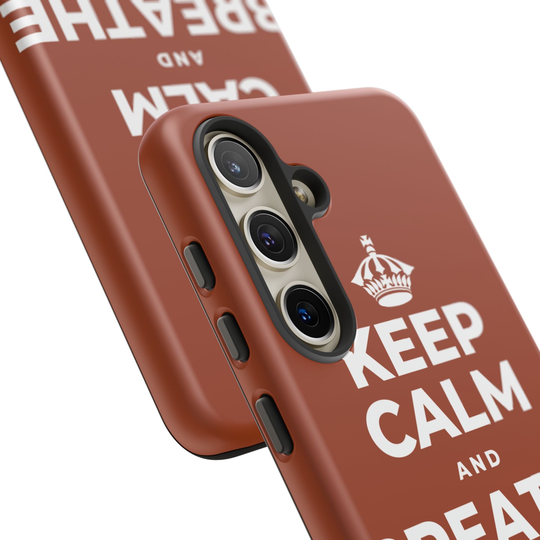 KEEP CALM AND BREATHE IN FOR FOUR Phone Case