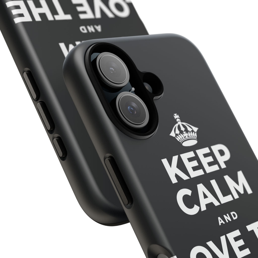 KEEP CALM AND LOVE THE QUIET HOURS Phone Case (Dark)