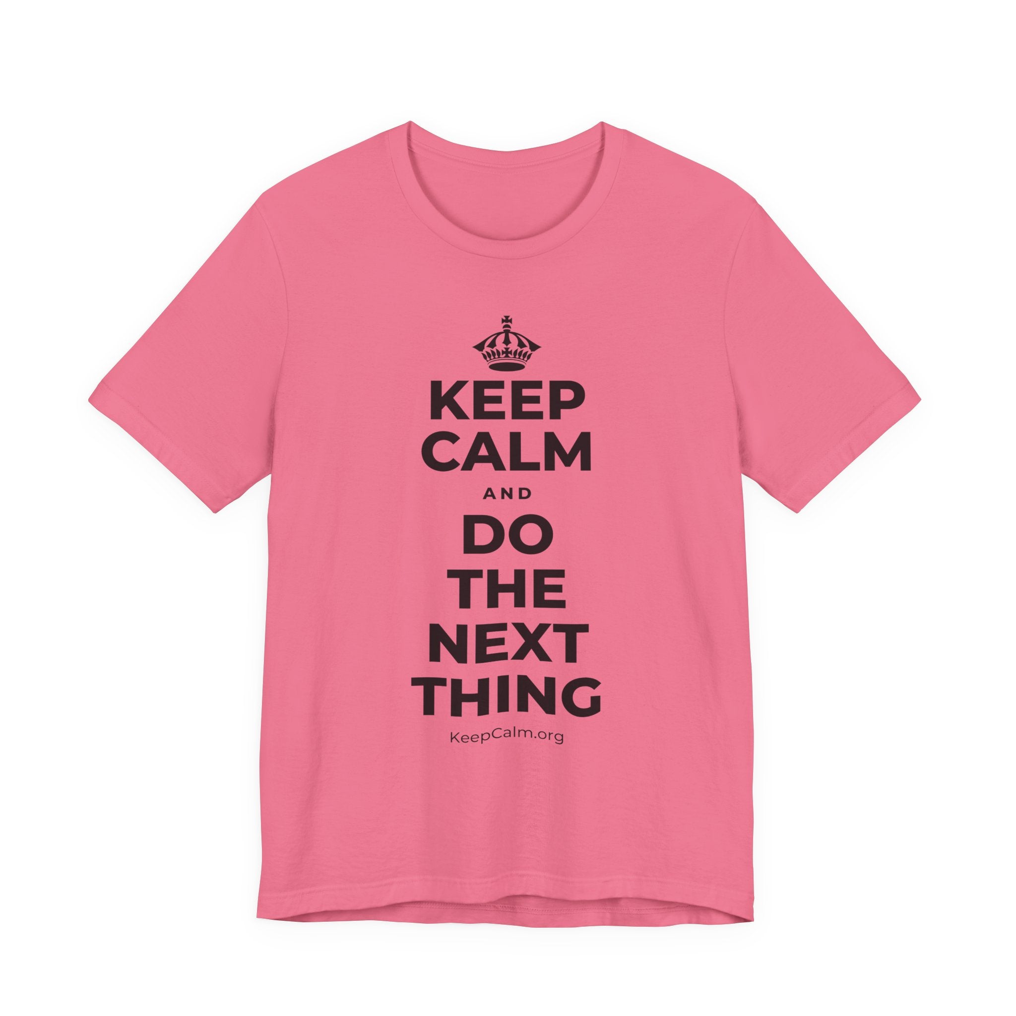 KEEP CALM AND DO THE NEXT THING T-Shirt (Military Green–Autumn)