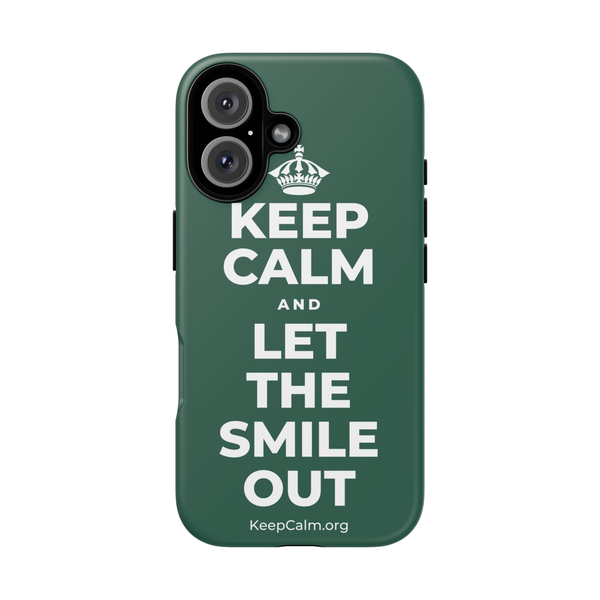 KEEP CALM AND LET THE SMILE OUT Phone Case