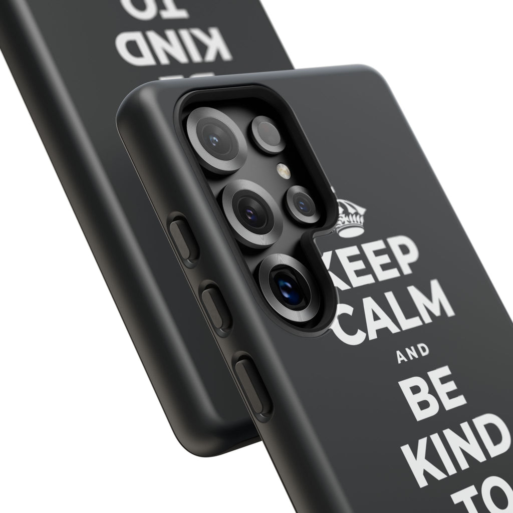 KEEP CALM AND BE KIND TO THE NEW KID Phone Case (Dark)