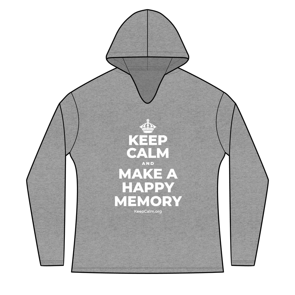 KEEP CALM AND MAKE A HAPPY MEMORY Women's Long Sleeve Hoodie