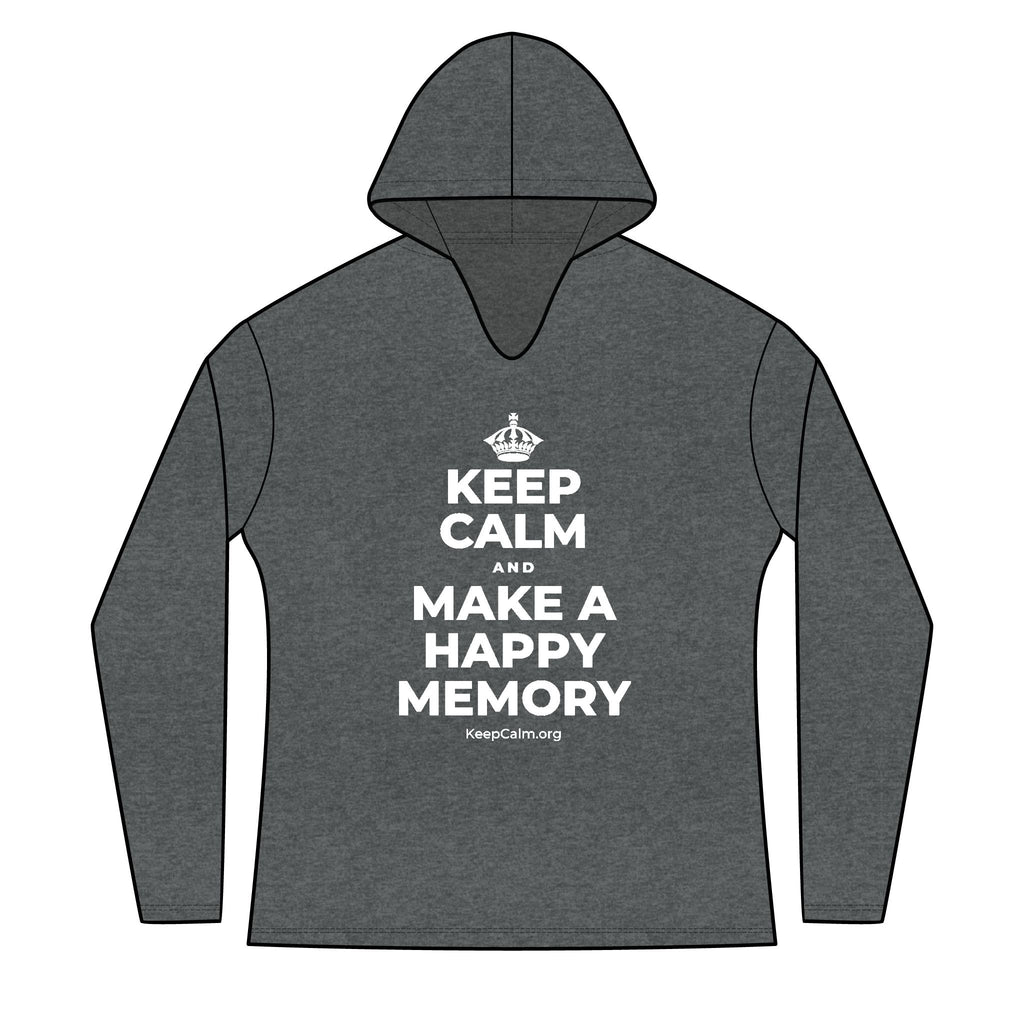 KEEP CALM AND MAKE A HAPPY MEMORY Women's Long Sleeve Hoodie