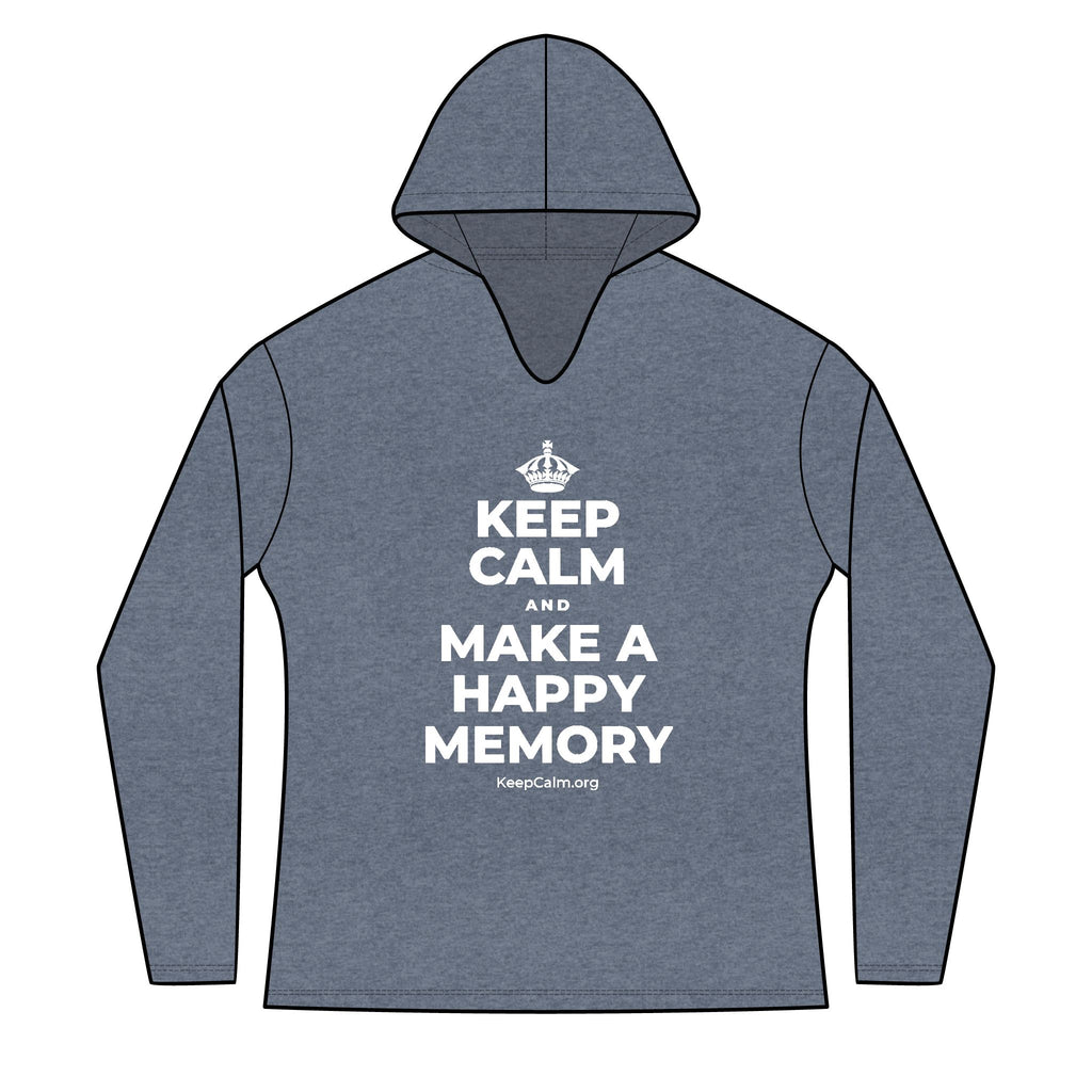 KEEP CALM AND MAKE A HAPPY MEMORY Women's Long Sleeve Hoodie