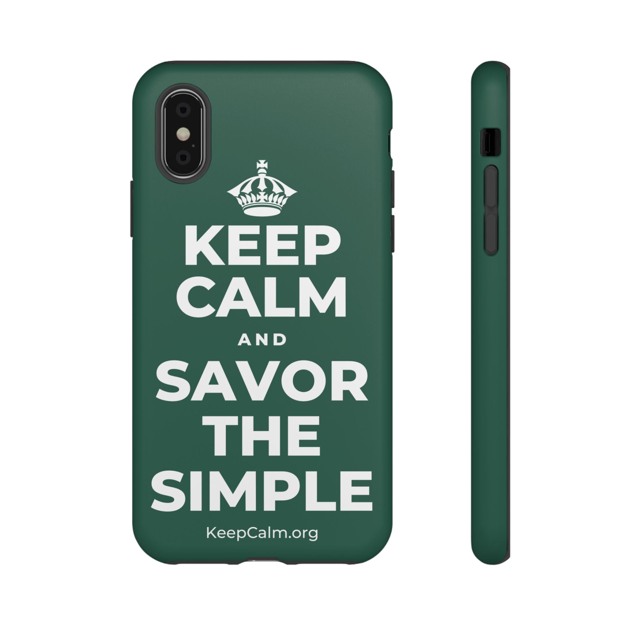 KEEP CALM AND SAVOR THE SIMPLE Phone Case