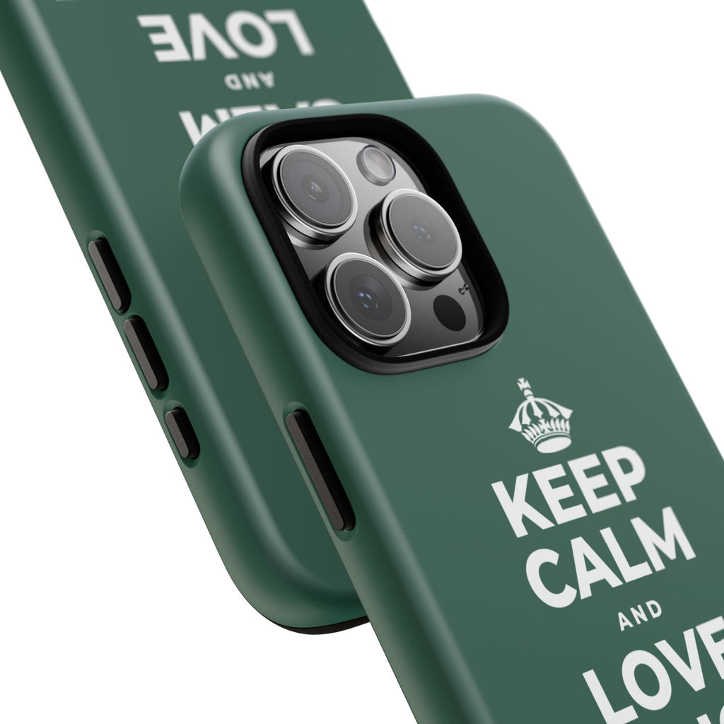 KEEP CALM AND LOVE WITHOUT POSSESSION Phone Case