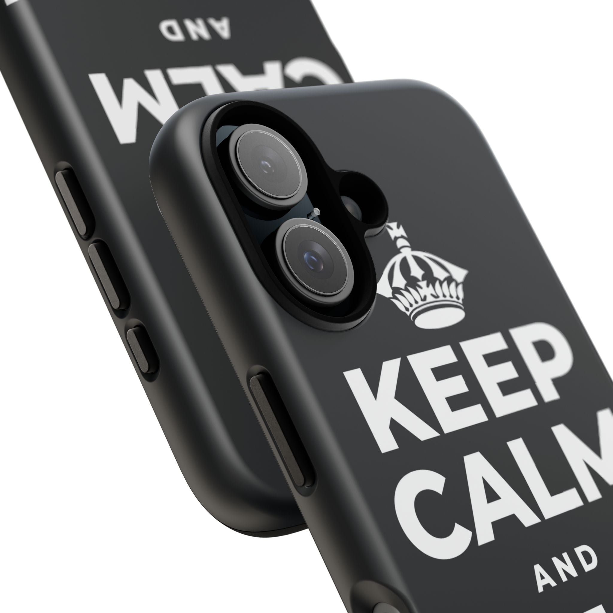 KEEP CALM AND DREAM BIG Phone Case (Dark)