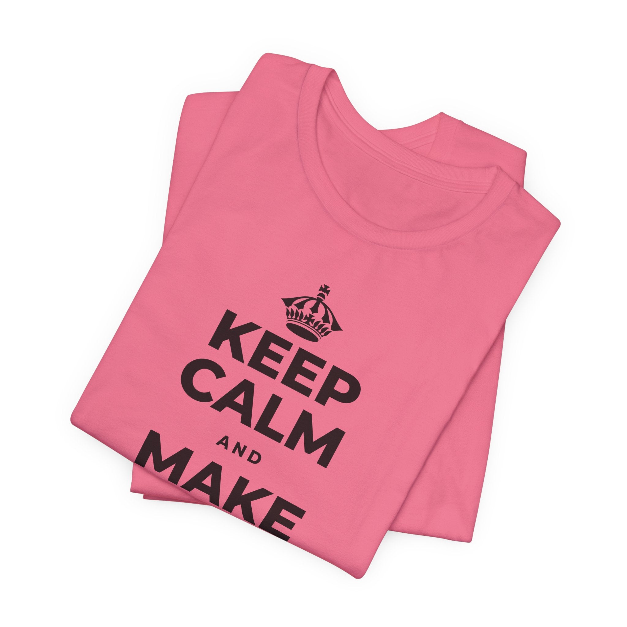 KEEP CALM AND MAKE ONE SMALL CHANGE T-Shirt (Military Green–Autumn)