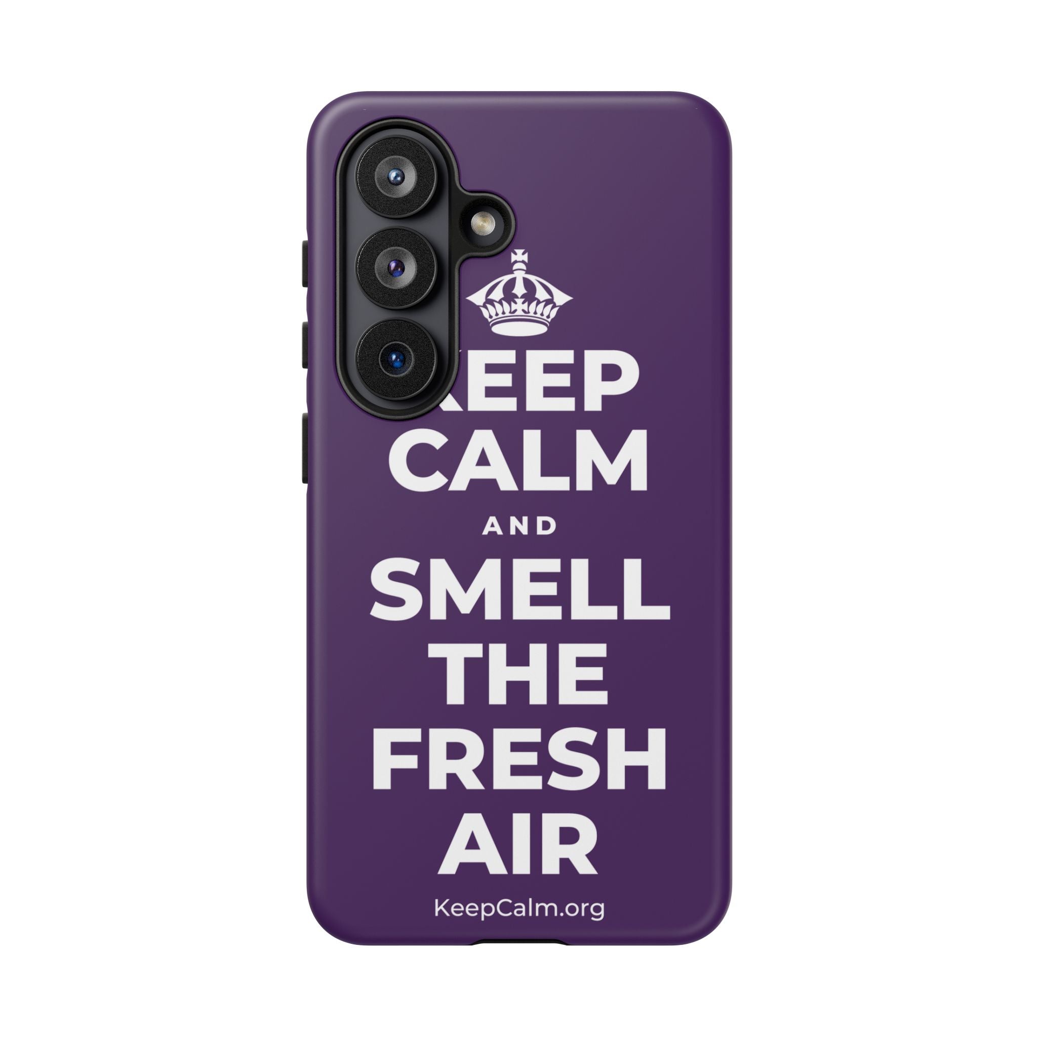 KEEP CALM AND SMELL THE FRESH AIR Phone Case