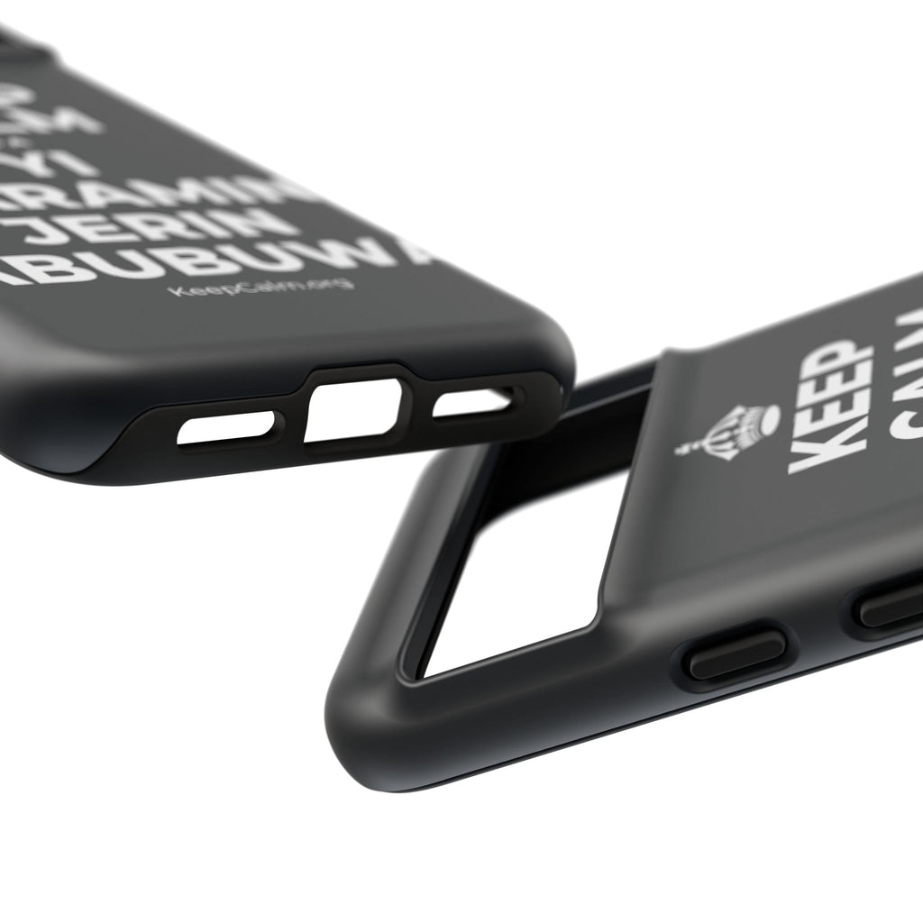 KEEP CALM DA YI ƘARAMIN JERIN ABUBUWA Phone Case (Dark)