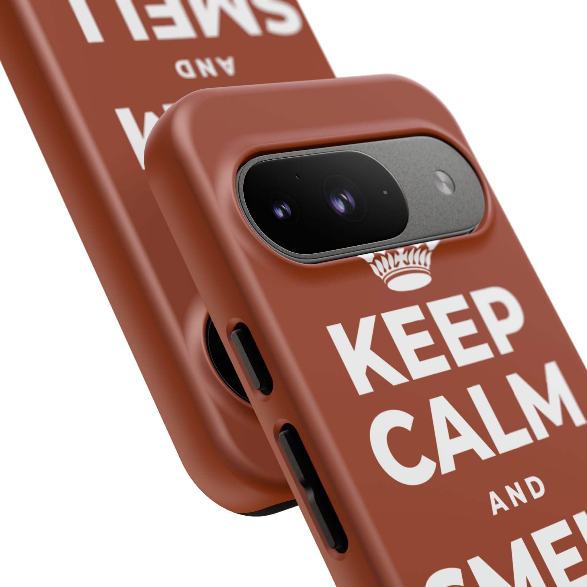 KEEP CALM AND SMELL THE ROSES Phone Case