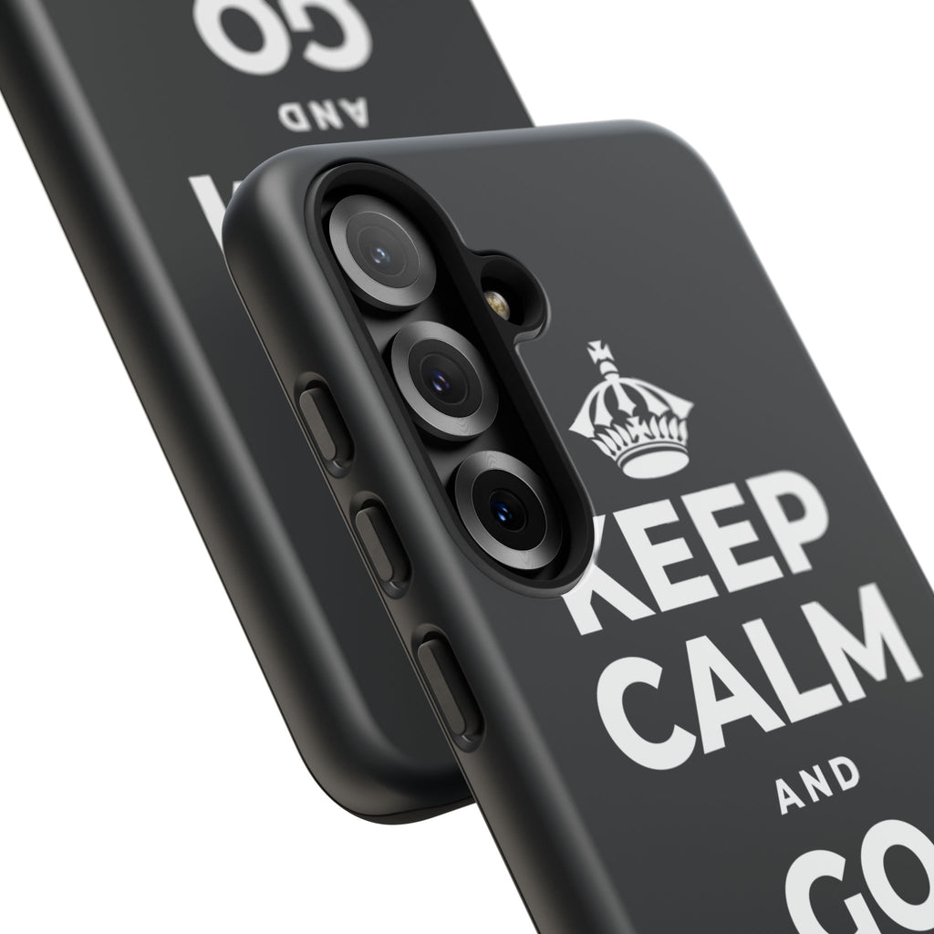 KEEP CALM AND GO FOR A WALK Phone Case (Dark)