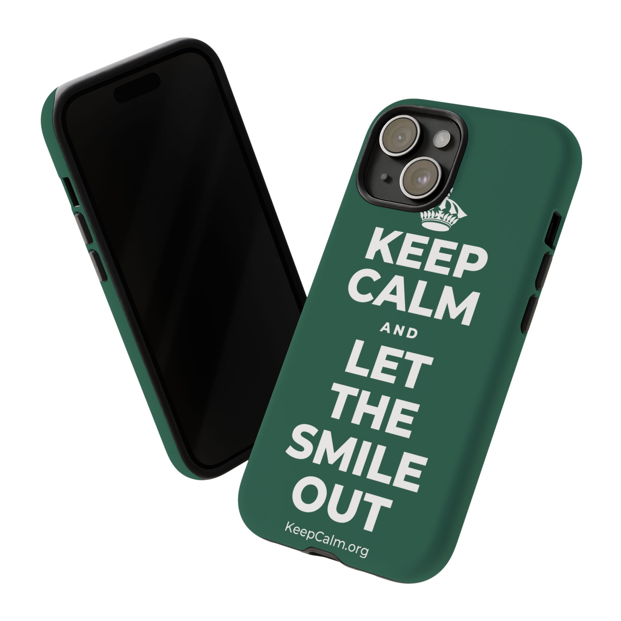 KEEP CALM AND LET THE SMILE OUT Phone Case
