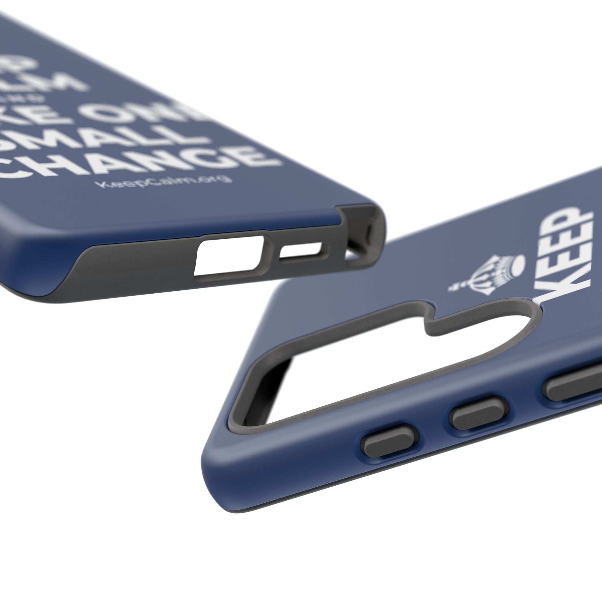 KEEP CALM AND MAKE ONE SMALL CHANGE Phone Case