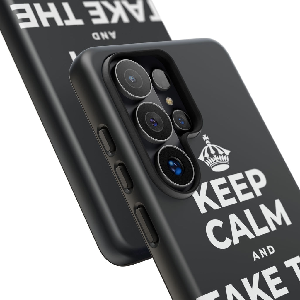 KEEP CALM AND TAKE THE VICTORY LAP Phone Case (Dark)