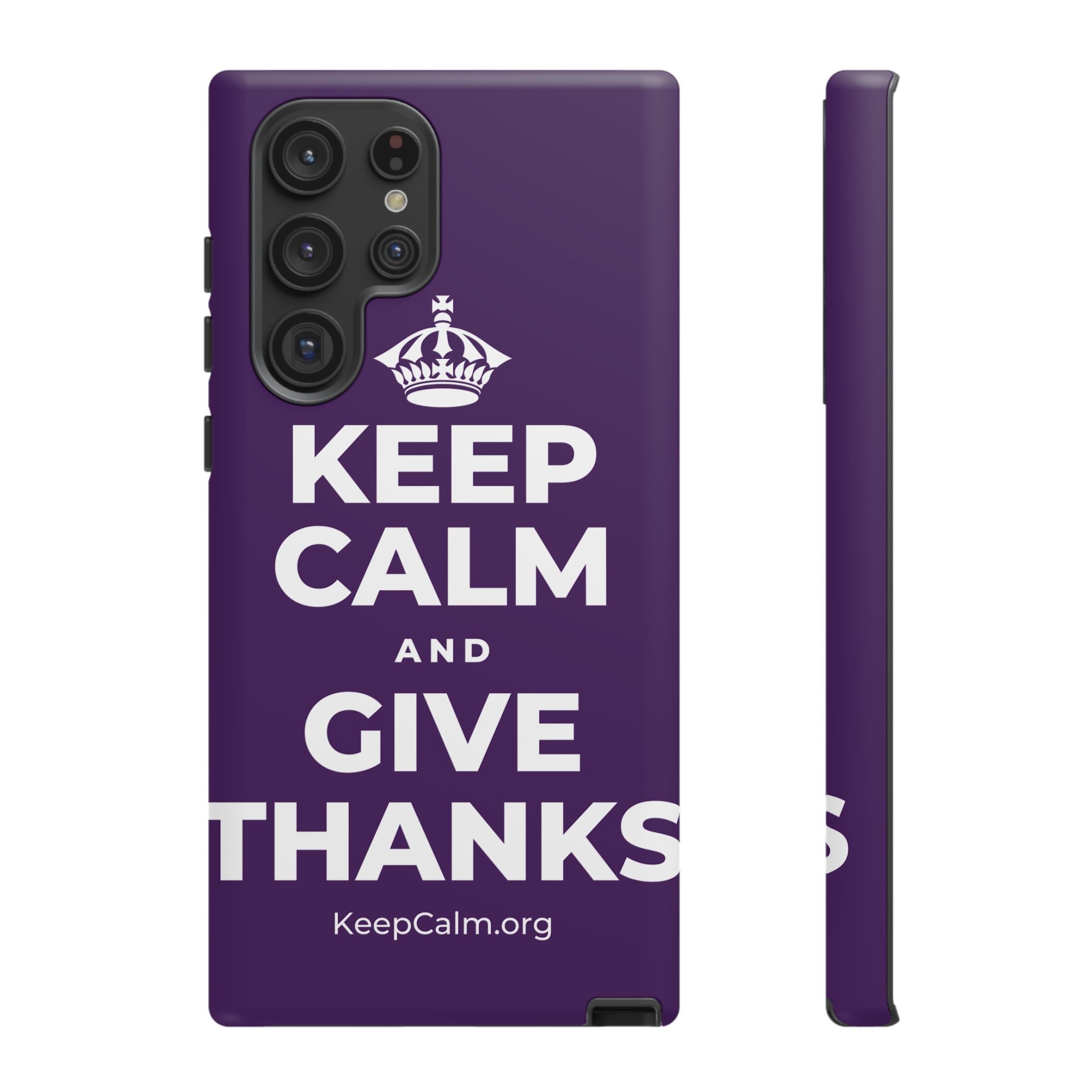 KEEP CALM AND GIVE THANKS Phone Case