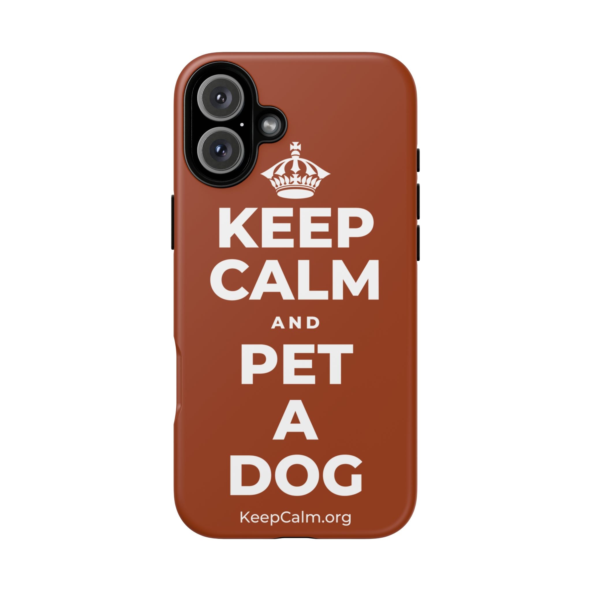 KEEP CALM AND PET A DOG Phone Case