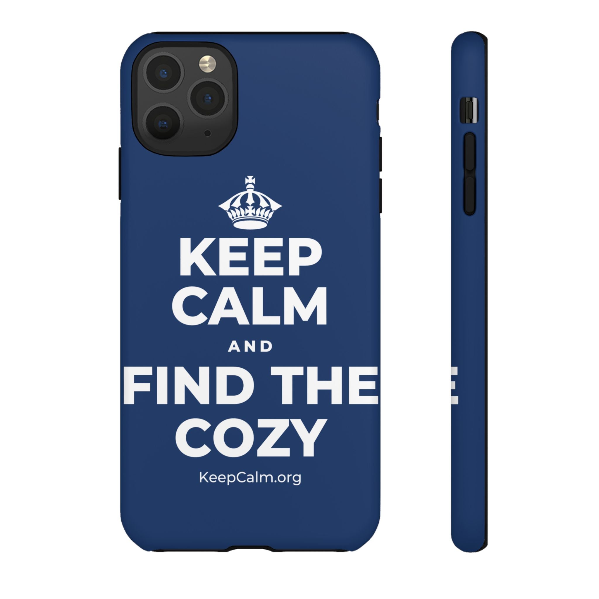 KEEP CALM AND FIND THE COZY Phone Case
