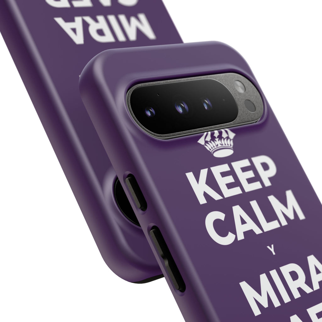 KEEP CALM Y MIRA CAER LA NIEVE Phone Case