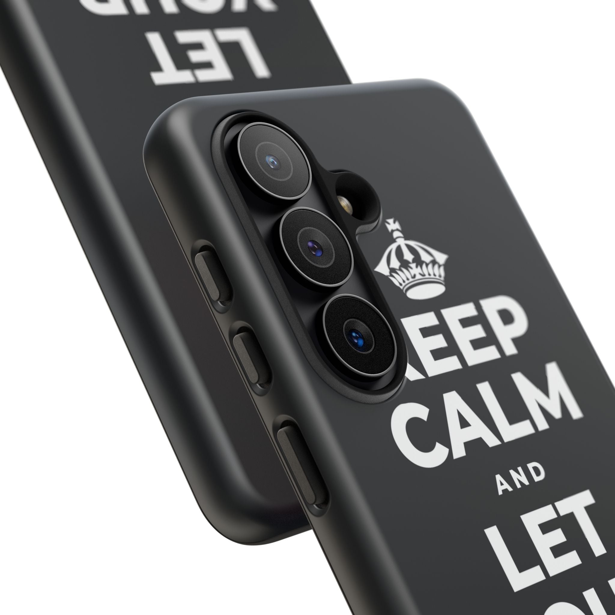 KEEP CALM AND LET YOUR JAW RELAX Phone Case (Dark)