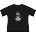 KEEP CALM AND BARISH SE CHEEZEIN BADHTI HAIN Women's Raglan Tee