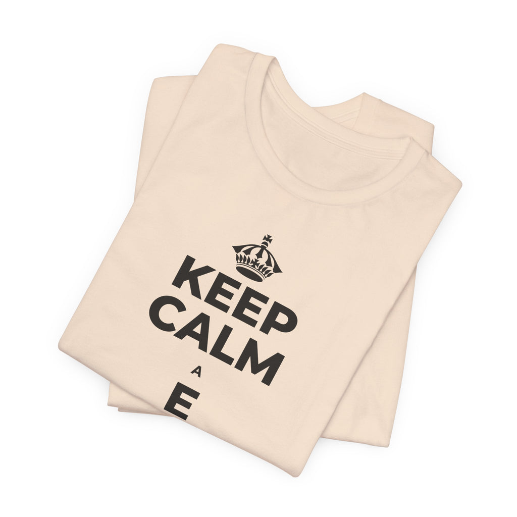 KEEP CALM A E AKAHAI, I NĀ WĀ A PAU T-Shirt (Soft Cream–Heather Mauve)