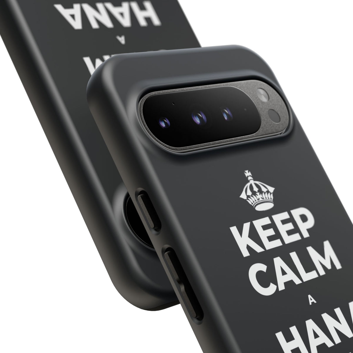 KEEP CALM A HANA MANAWA E PĀʻANI AI Phone Case (Dark)